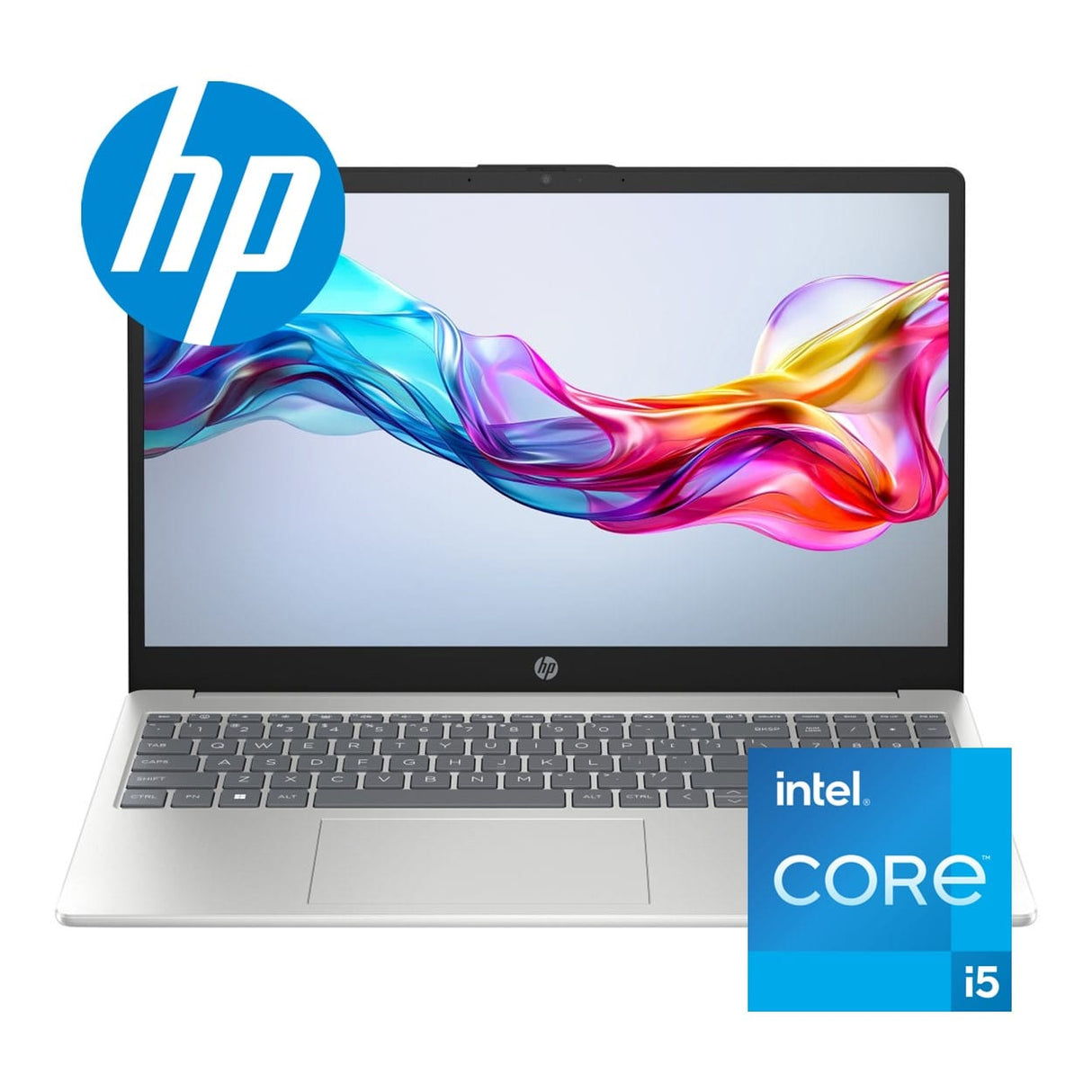 HP 15-fd0088ni 15.6-inch FHD Laptop - Intel Core i5-1334U 512GB SSD 8GB RAM Win 11 Home Natural Silver
