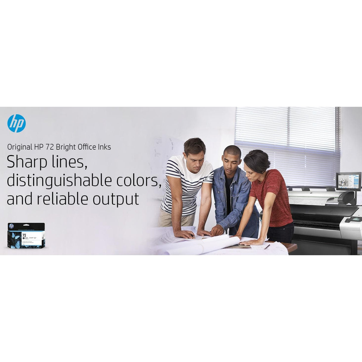HP 72 DesignJet Magenta Ink Cartridge Original C9372A Single-pack