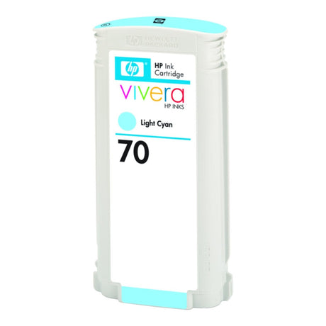 HP 70 Light Cyan Ink Cartridge Original C9390A Single-pack