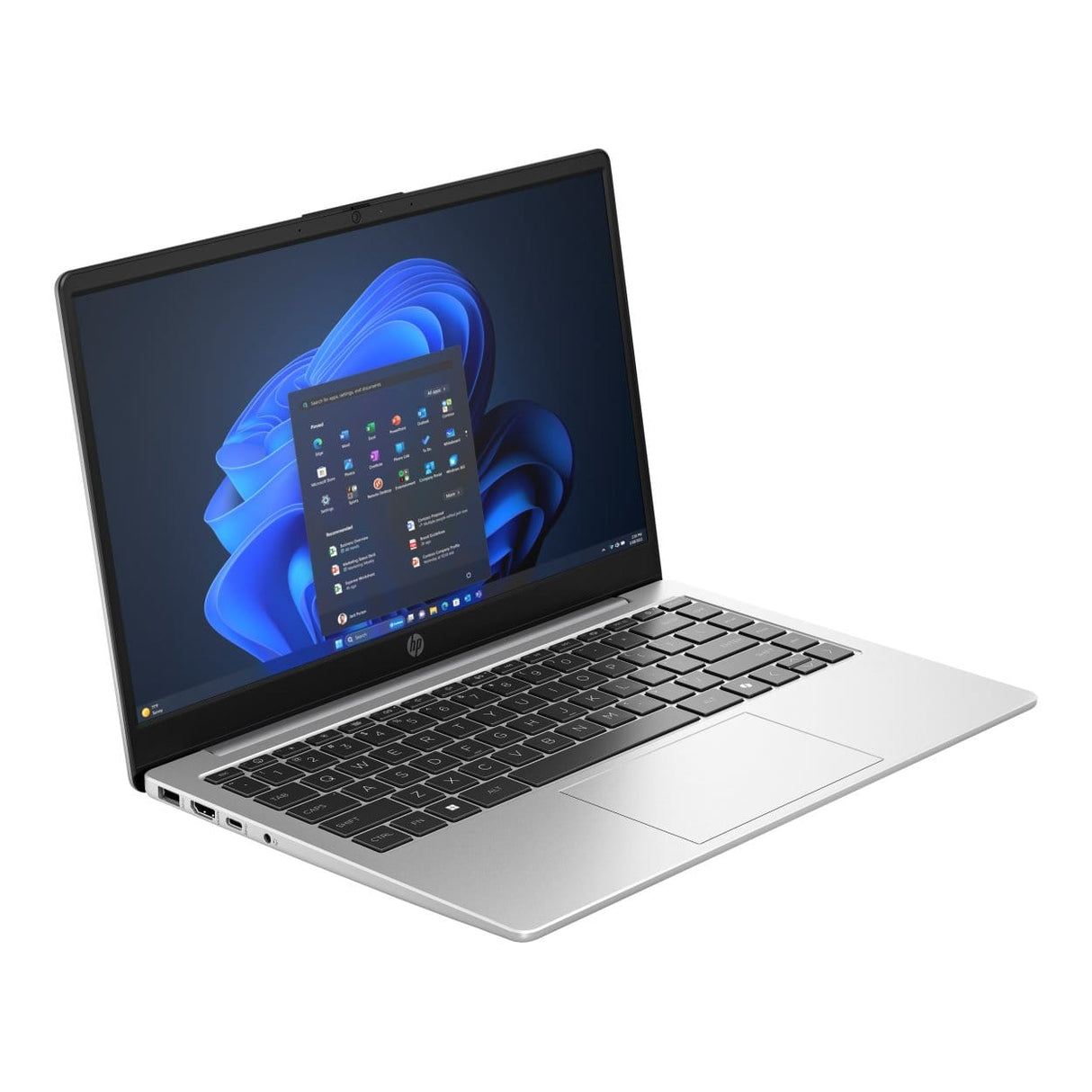 HP 240R G10 14-inch FHD Laptop - Intel Core 5 120U 512GB SSD 8GB RAM FreeDOS Silver
