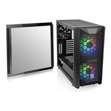Thermaltake Commander C35 TG ARGB Edition Midi Tower Black Gaming PC Case CA-1N6-00M1WN-00