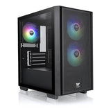 Thermaltake Versa H16 TG ARGB Micro Tower Black Gaming PC Case CA-1Y8-00S1WN-02
