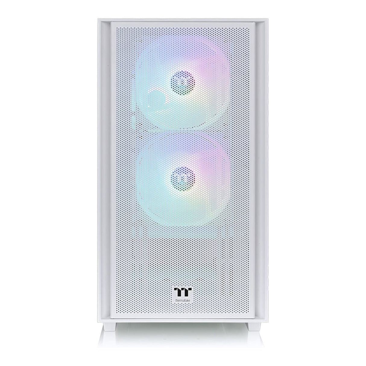Thermaltake Versa H16 TG ARGB Micro Tower Snow Gaming PC Case CA-1Y8-00S6WN-01