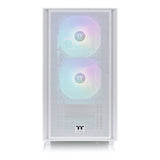 Thermaltake Versa H16 TG ARGB Micro Tower Snow Gaming PC Case CA-1Y8-00S6WN-01