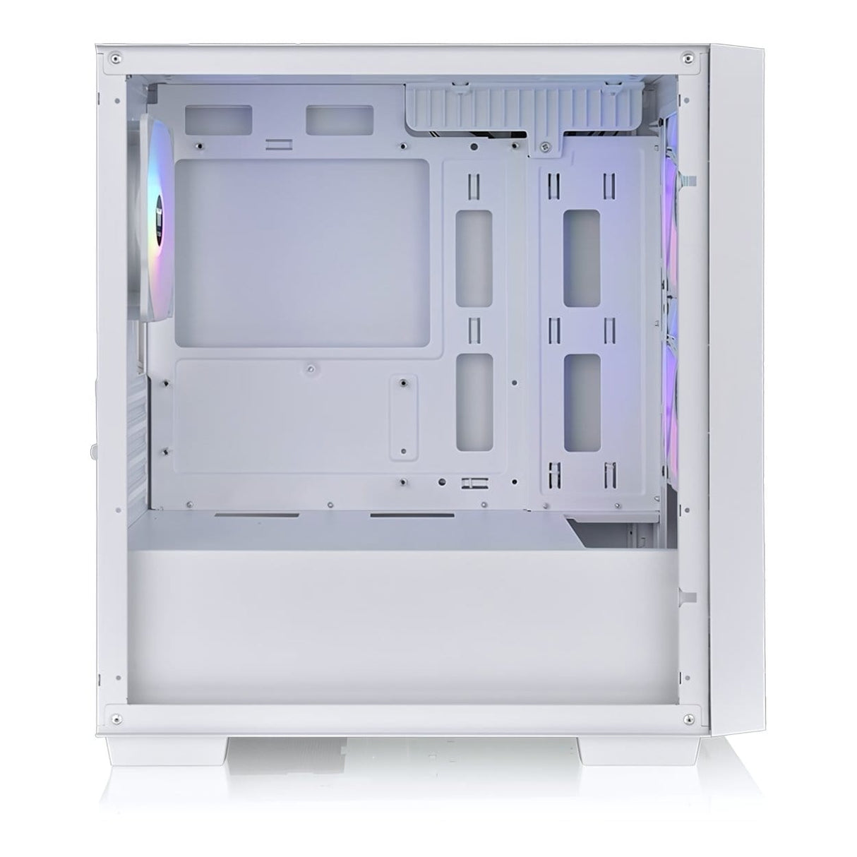 Thermaltake Versa H16 TG ARGB Micro Tower Snow Gaming PC Case CA-1Y8-00S6WN-01