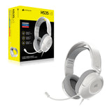 Corsair HS35 v3 Wired Gaming Headset - White CA-9011400-WW