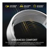 Corsair HS35 v3 Wired Gaming Headset - White CA-9011400-WW