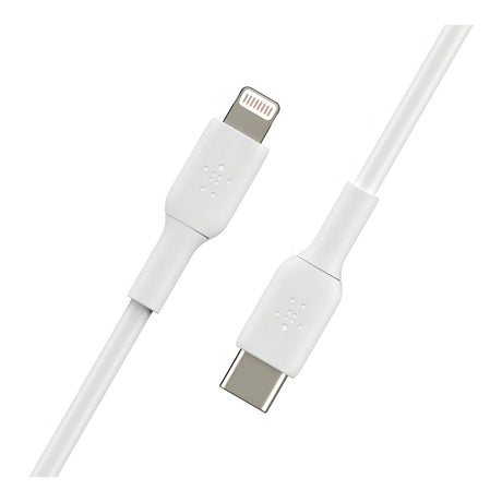 Belkin 1m USB-C to Lightning Cable White CAA003BT1MWH