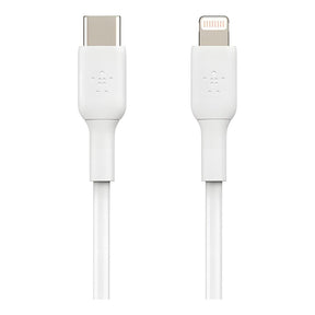 Belkin 1m USB-C to Lightning Cable White CAA003BT1MWH