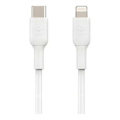 Belkin 1m USB-C to Lightning Cable White CAA003BT1MWH