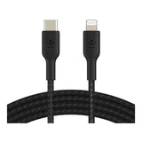 Belkin BoostCharge Pro 1m Braided USB-C to Lightning Cable - Black CAA004BT1MBK