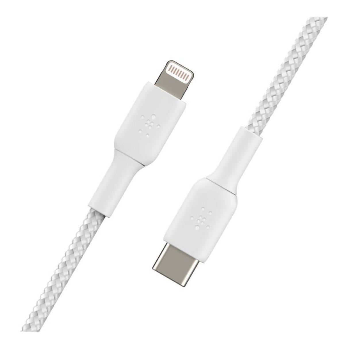Belkin BoostCharge Pro 1m Braided USB-C to Lightning Cable - White CAA004BT1MWH