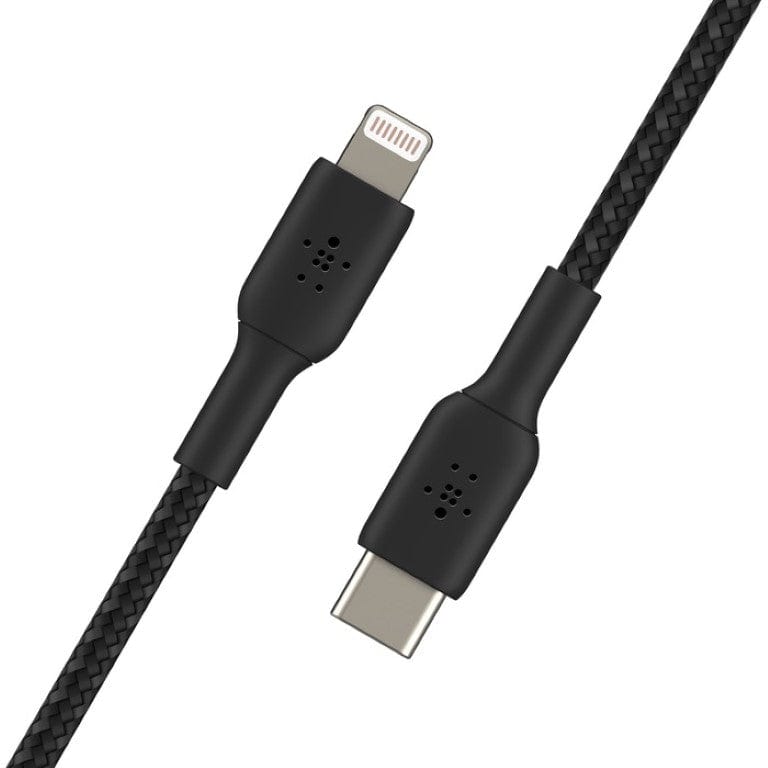Belkin BoostCharge USB Type-C to Lightning 2m Braided Cable Black CAA004BT2MBK