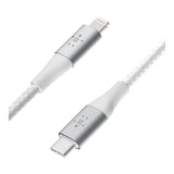 Belkin 2m BoostCharge 30W Braided USB-C to Lightning Cable White CAA004BT2MWH