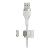 Belkin BoostCharge Pro Flex USB-A Cable with Lightning Connector White CAA010BT3MWH