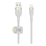 Belkin BoostCharge Pro Flex USB-A Cable with Lightning Connector White CAA010BT3MWH
