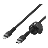 Belkin 2m BoostCharge Pro Flex USB-C to Lightning Cable Black CAA011BT2MBK