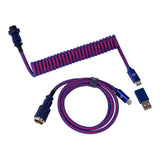 Keychron 108cm Premium Coiled Aviator USB-C and USB-A Adapter with Detachable Aviator Connector CAB-1