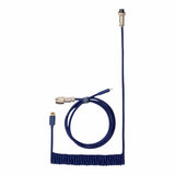 Keychron Coiled Type-C Aviator Cable 1.3m Blue CAB-L