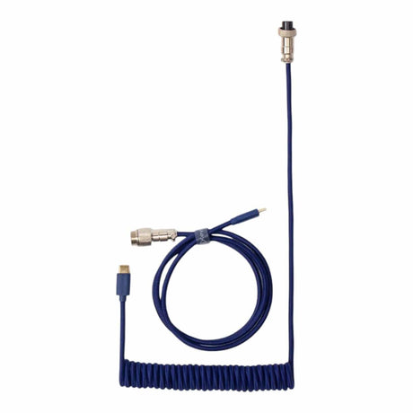 Keychron Coiled Type-C Aviator Cable 1.3m Blue CAB-L
