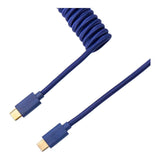 Keychron Coiled Type-C Aviator Cable 1.3m Blue CAB-L