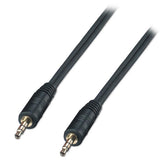 Lindy 0.25m Male to Male Audio Cable CAB-STEREOM-0.25M-CL