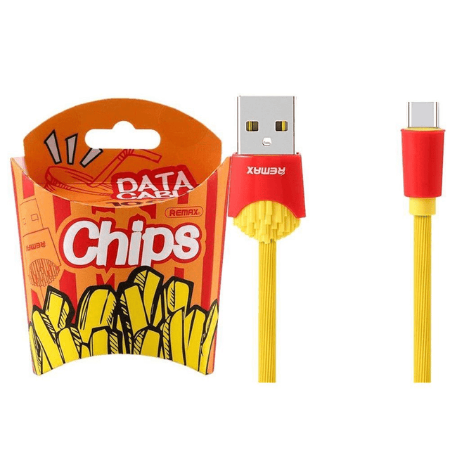 Remax Chips RC-114A 1m USB to USB-C Cable Yellow CAB-USB-TYPE-C-1M-Y