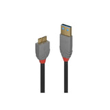 Lindy Anthra Line 3m USB 3.2 Type A to Micro-B Cable CAB-USB3-MICROB-3M-L