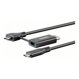 LinkQnet 1.8m USB-C to 4K UHD 60HZ HDMI Cable with USB-C Adapter CAB-USBC-C-HDMI-1.8M
