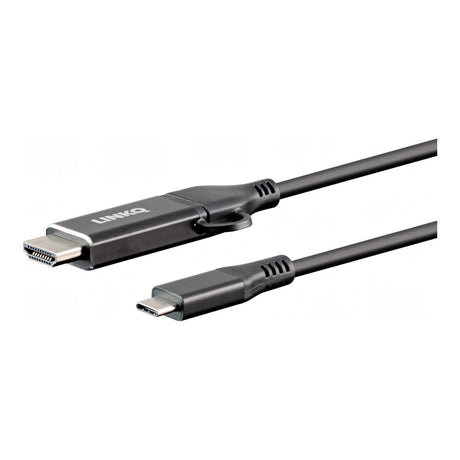 LinkQnet 1.8m USB-C to 4K UHD 60HZ HDMI Cable with USB-C Adapter CAB-USBC-C-HDMI-1.8M