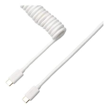 Keychron Coiled Type-C Aviator Cable 1.3m White CAB-W