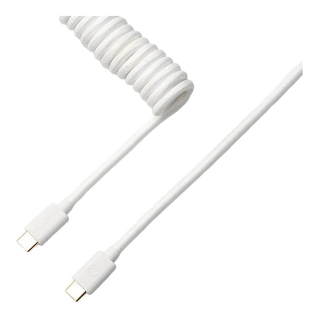 Keychron Coiled Type-C Aviator Cable 1.3m White CAB-W