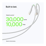 Belkin BoostCharge Type-C to Type-A Braided Cable 2m White CAB002BT2MWH