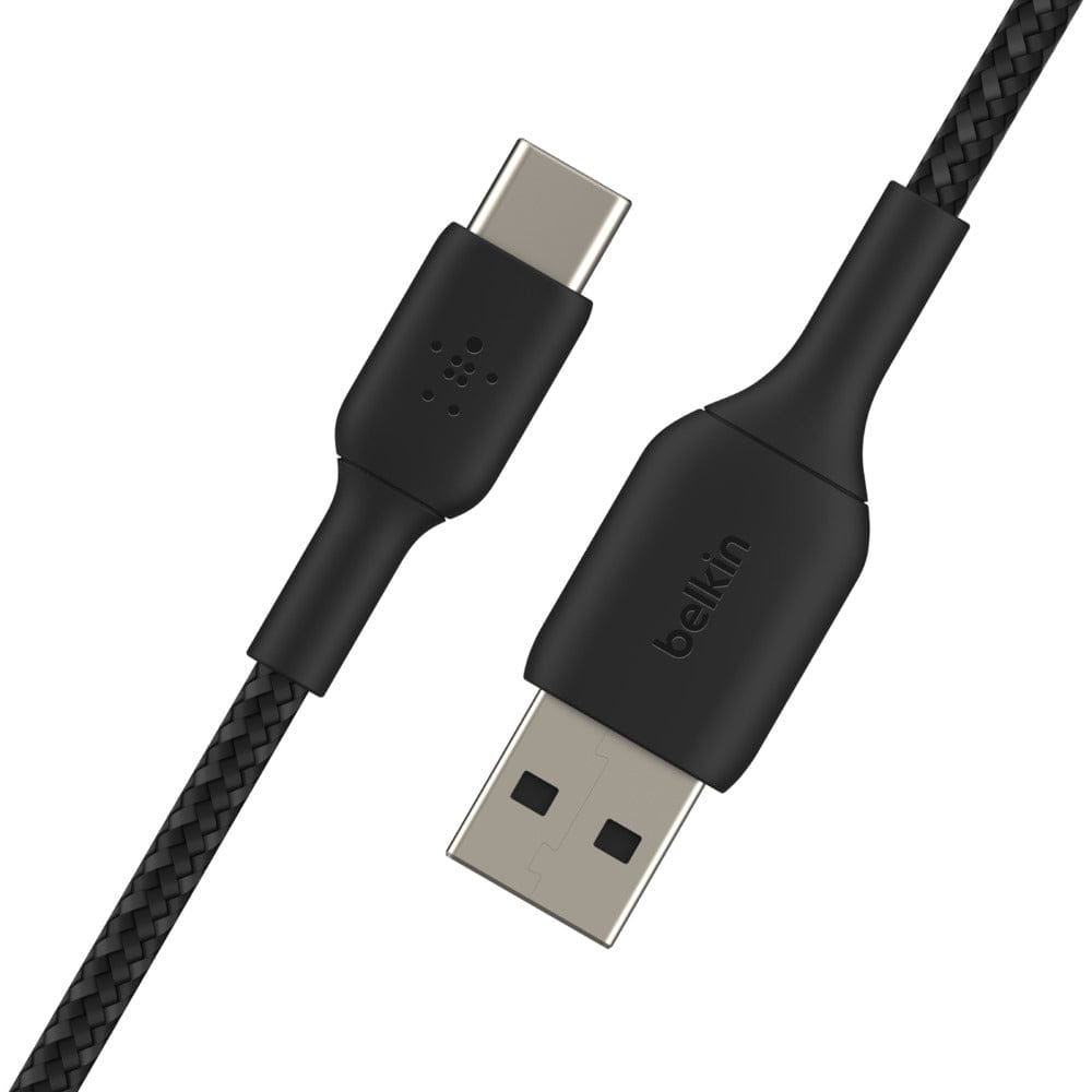 Belkin 3m Braided USB-C to USB-A Cable Black CAB002BT3MBK
