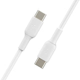 Belkin 2m BoostCharge USB-C to USB-C Cable White CAB003BT2MWH