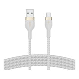 Belkin 1m BoostCharge Pro Flex 15W USB-A to USB-C Cable White CAB010DS1MWH