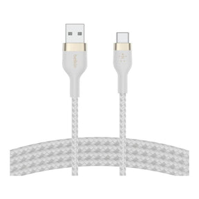 Belkin 1m BoostCharge Pro Flex 15W USB-A to USB-C Cable White CAB010DS1MWH