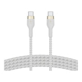 Belkin BoostCharge Pro Flex Type-C Male to Male USB Cable 1m White CAB011BT1MWH