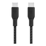 Belkin BoostCharge Type-C Male to Male USB Braided Cable 3m Black CAB014BT3MBK