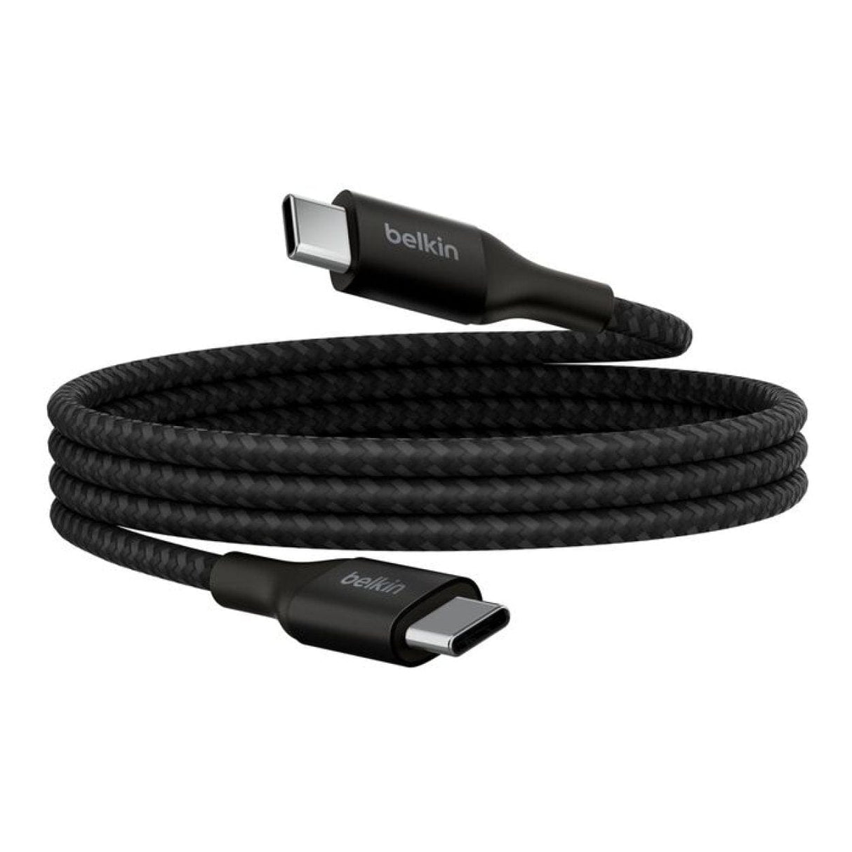 Belkin BoostCharge Type-C Male to Male USB Braided Cable 1m Black CAB015BT1MBK
