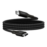 Belkin BoostCharge Type-C Male to Male USB Braided Cable 1m Black CAB015BT1MBK