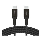Belkin BoostCharge Type-C Male to Male USB Braided Cable 2m Black CAB015bt2MBK