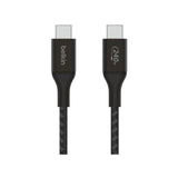 Belkin BoostCharge Type-C Male to Male USB Braided Cable 2m Black CAB015bt2MBK