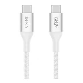 Belkin BoostCharge Type-C Male to Male USB Braided Cable 2m White CAB015bt2MWH