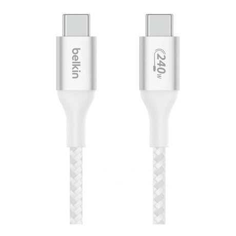 Belkin BoostCharge Type-C Male to Male USB Braided Cable 2m White CAB015bt2MWH