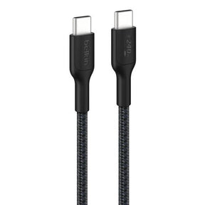 Belkin 3m BoostCharge Pro USB-C to USB-C 240W Braided Cable Black CAB025HQ3MBK