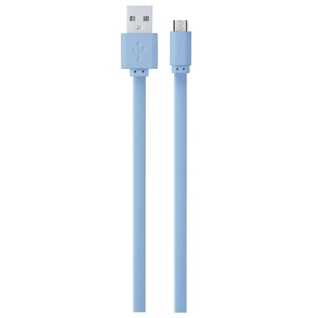 Volkano Slim Series USB-A to Micro USB Cable Sky-Blue CAB343-BBL