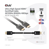 Club 3D 5m Ultra High Speed HDMI Certified Cable CAC-1375