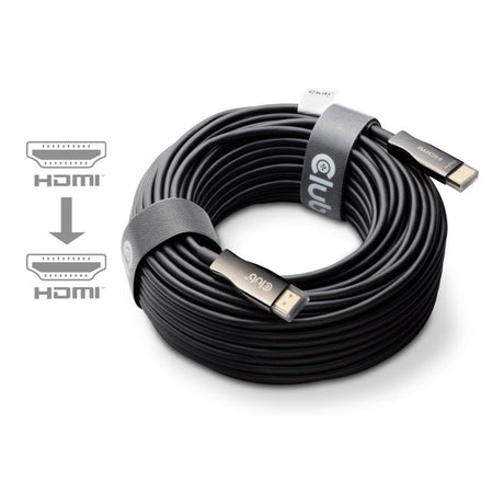 Club 3D 100m 4K 120HZ/8K 60HZ Ultra Uni-Direct AOC Cable Black CAC-1394