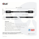 Club 3D 3m 8K 60Hz USB-C Cable CAC-1579